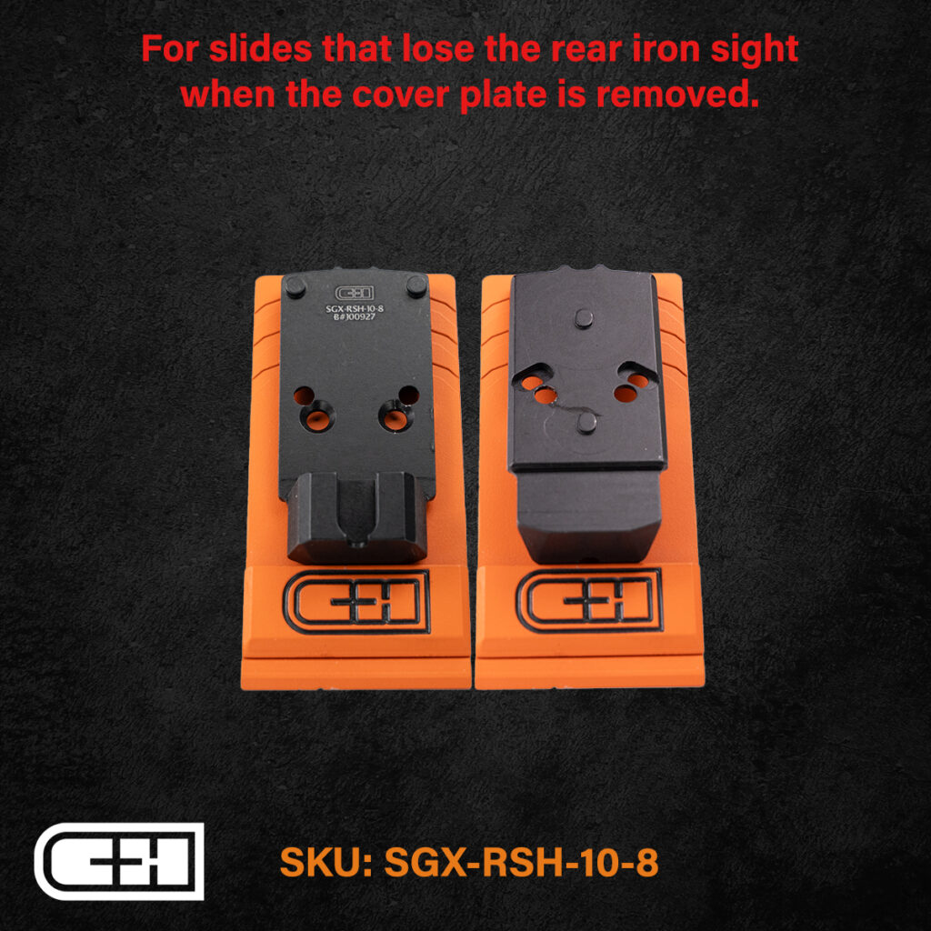 C+H Precision Optics Adapter Plate - SIG P320 Romeo 1 Pro To RMR/Holosun 507C Mounting Plate